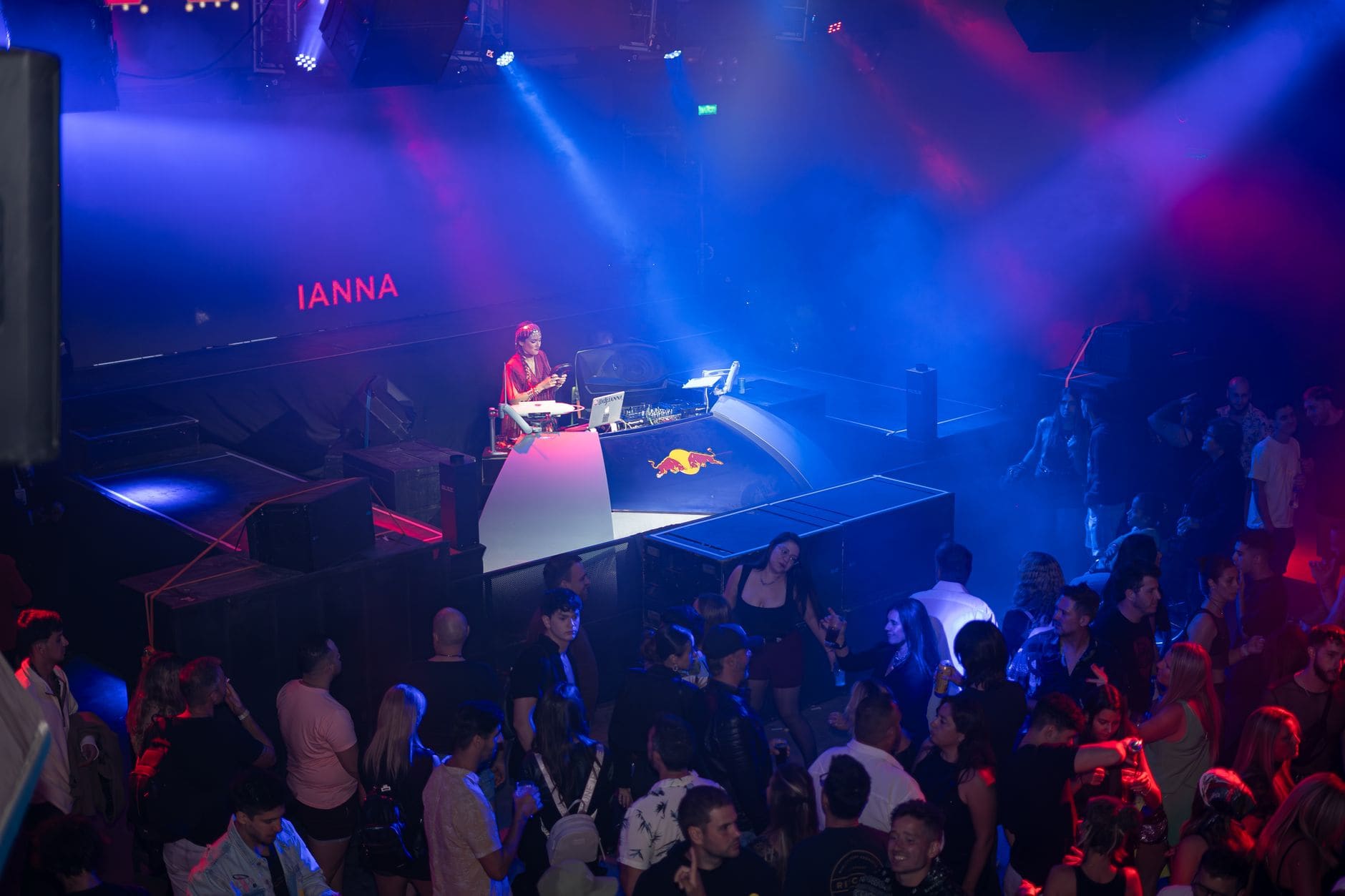 DJ performing a live set built from a curated, well-tagged music library