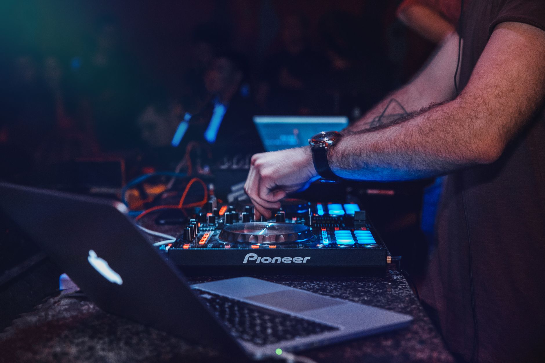 DJ set list spanning multiple genres for one event